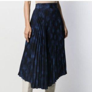 Vince Winter Tie Dye Pleated Midi Skirt (size 8)